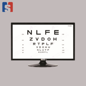 LED Vision Test Chart With Remote TV