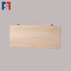 Trial Box Blue & Marron Small With Wooden Case 6X3